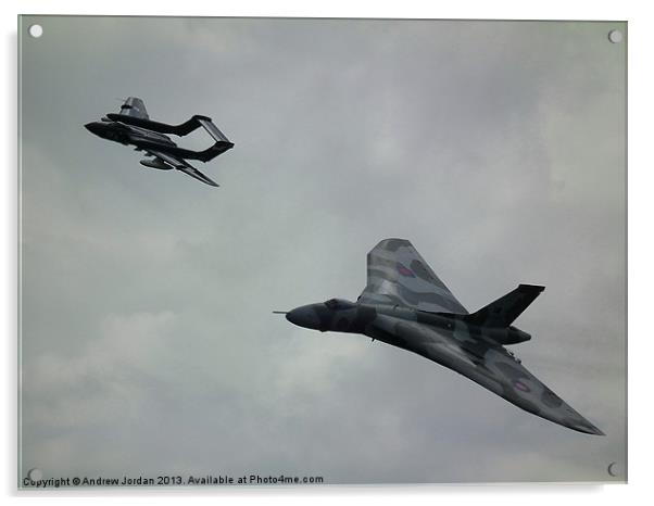 Vulcan And Vixen Acrylic by Andrew Jordan