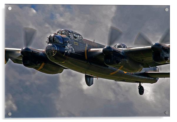 Lancaster bomber Acrylic by Rachel & Martin Pics