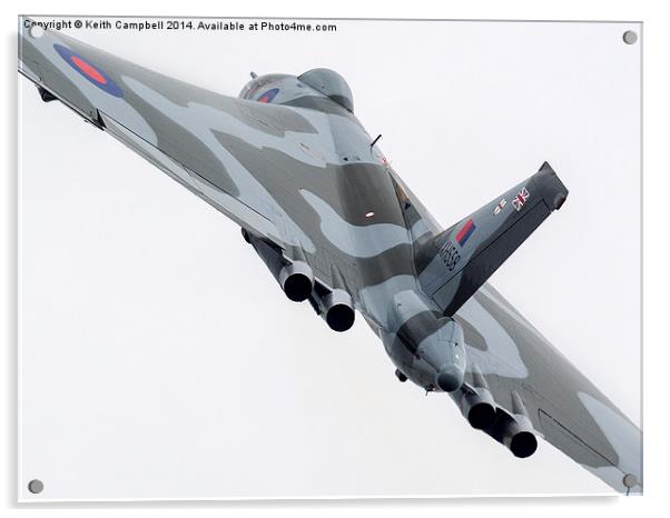 Vulcan Power Climb Acrylic by Keith Campbell