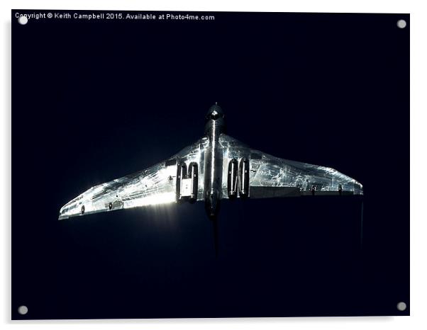  Shiny Vulcan XH558 Acrylic by Keith Campbell