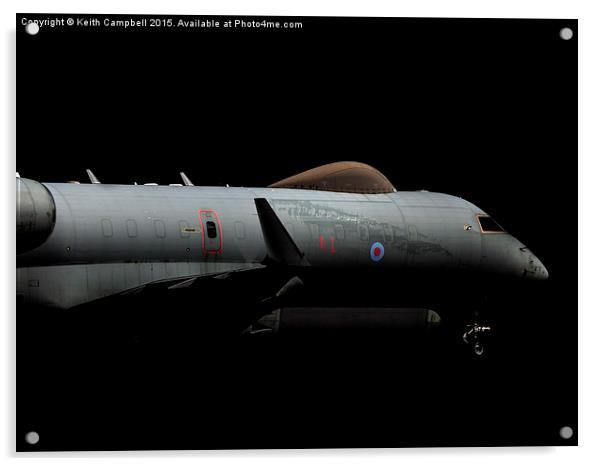 RAF Sentinel  ZJ694 Acrylic by Keith Campbell