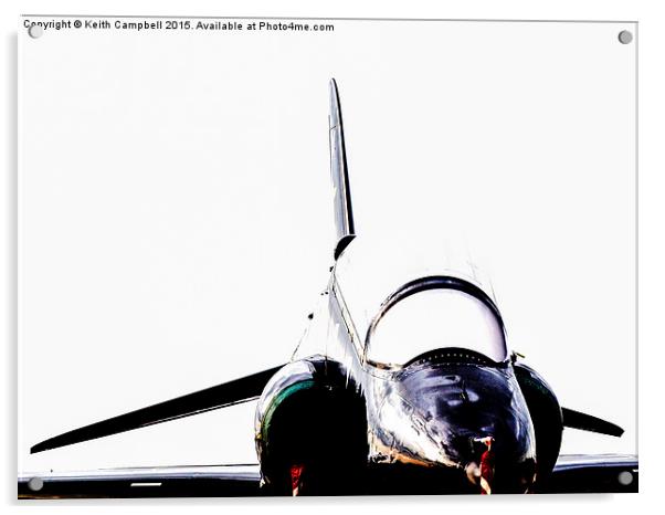  RAF 208 Squadron Hawk Acrylic by Keith Campbell