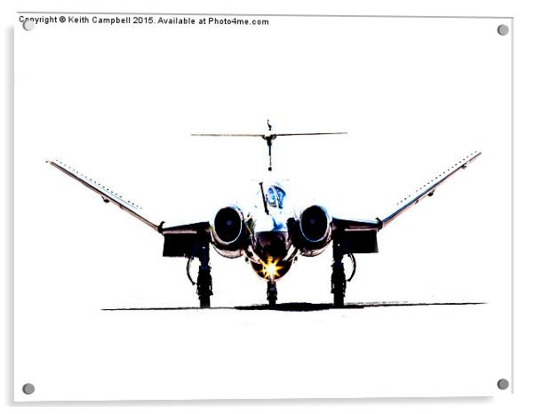  Blackburn Buccaneer taxies out Acrylic by Keith Campbell