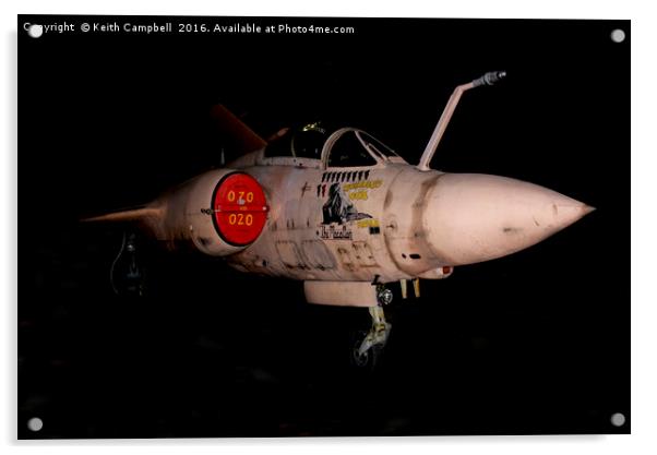 Gulf War Buccaneer Acrylic by Keith Campbell
