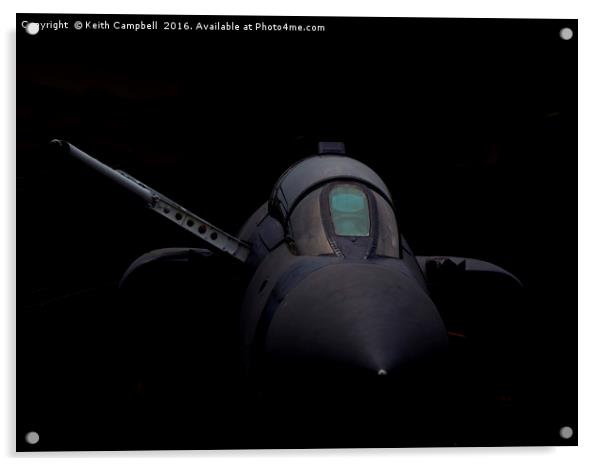 RAF F-4 Phantom Acrylic by Keith Campbell