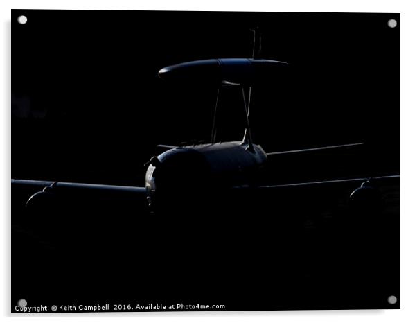 RAF E-3D Sentry Acrylic by Keith Campbell
