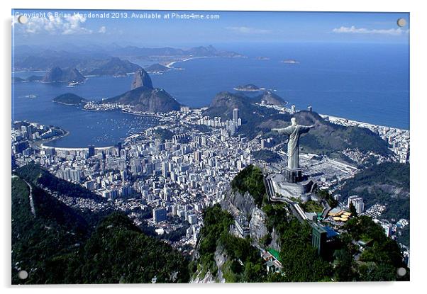 Rio de Janeiro Acrylic by Brian Macdonald
