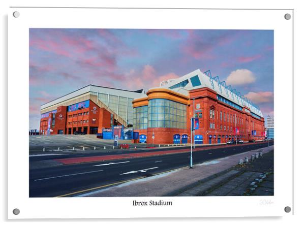 IBROX STADIUM framed Acrylic by JC studios LRPS ARPS