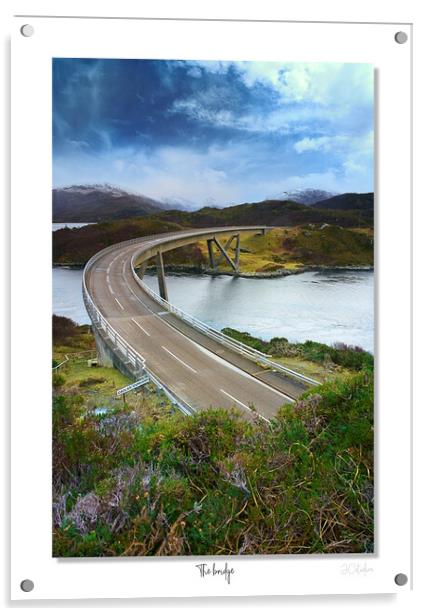 The Kylesku Bridge Acrylic by JC studios LRPS ARPS