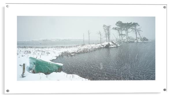 Whiteout at Assynt Acrylic by JC studios LRPS ARPS