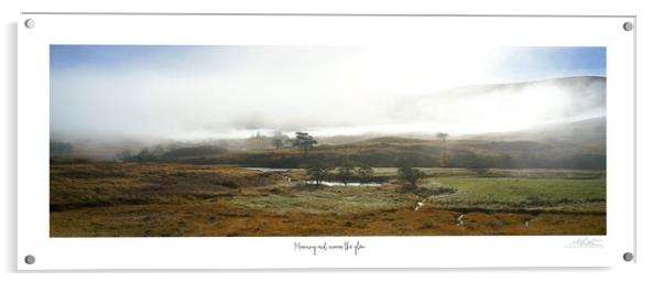 Morning mist across the glen Acrylic by JC studios LRPS ARPS