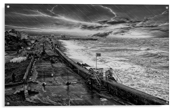 Southsea storms Acrylic by JC studios LRPS ARPS