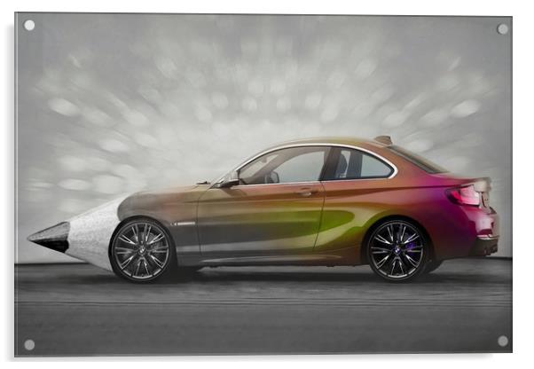 Pencil in a test drive Acrylic by JC studios LRPS ARPS
