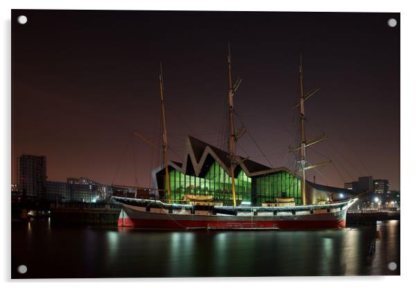 The Glenlee at Glasgow Acrylic by JC studios LRPS ARPS