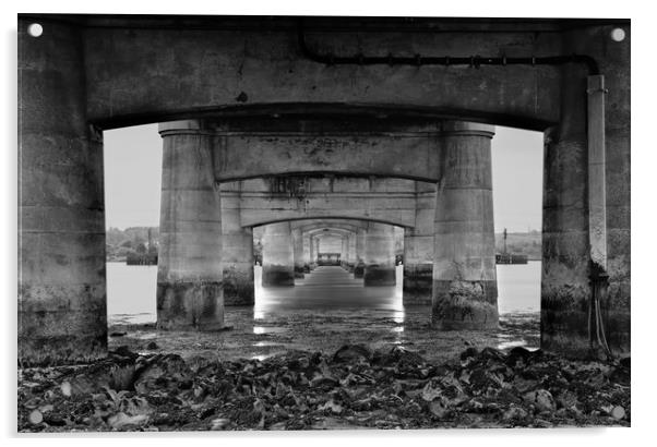 The Kincardine Bridge  Acrylic by JC studios LRPS ARPS