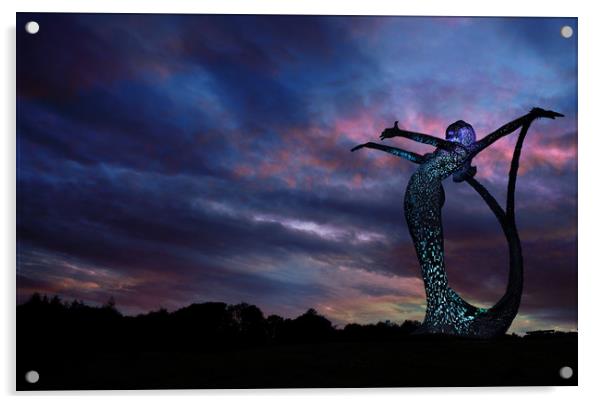 Aria. Angel of the North Acrylic by JC studios LRPS ARPS