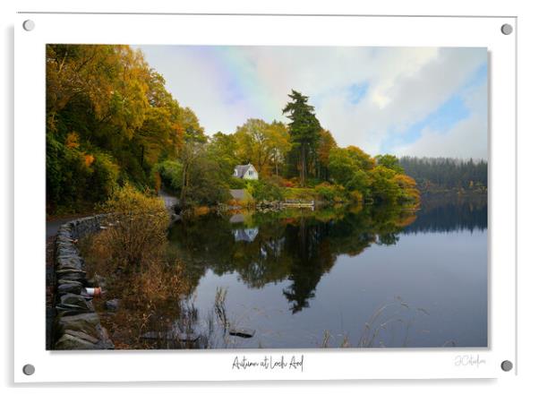 Autumn at Loch Ard Acrylic by JC studios LRPS ARPS