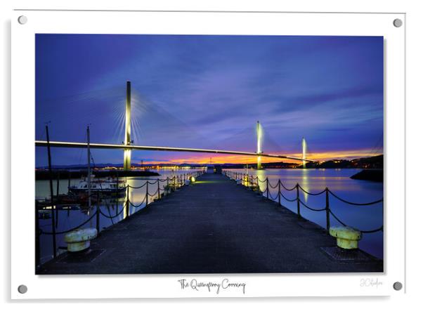 The Queensferry Crossing Scotland sunset Acrylic by JC studios LRPS ARPS