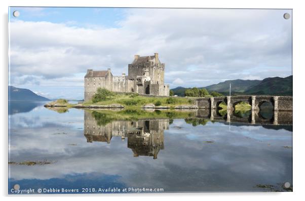 Eilean Donan Castle  Acrylic by Lady Debra Bowers L.R.P.S