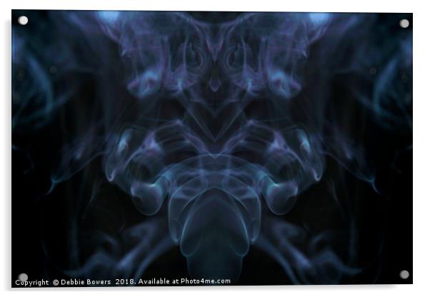 Alien Smoke  Acrylic by Lady Debra Bowers L.R.P.S