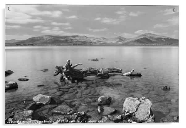 Loch Lomond  Acrylic by Lady Debra Bowers L.R.P.S