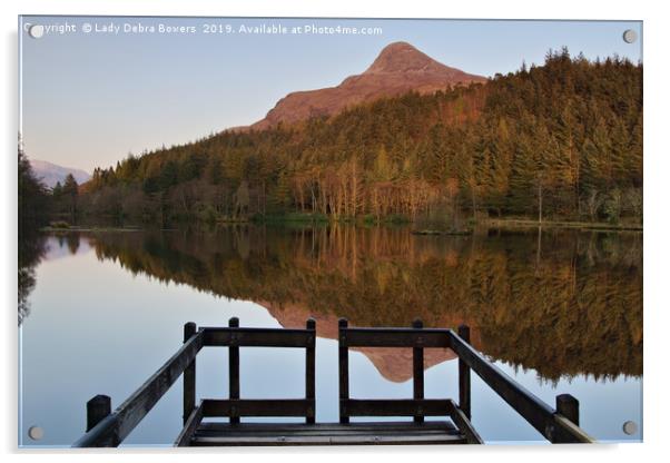 Pap of Glencoe  Acrylic by Lady Debra Bowers L.R.P.S