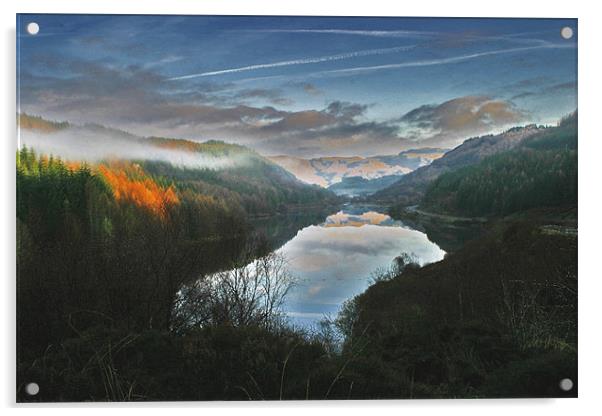 Loch Etive Acrylic by Tommy Reilly