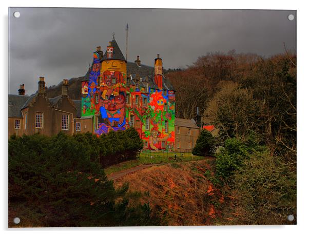 Kilburn Castle Acrylic by Tommy Reilly