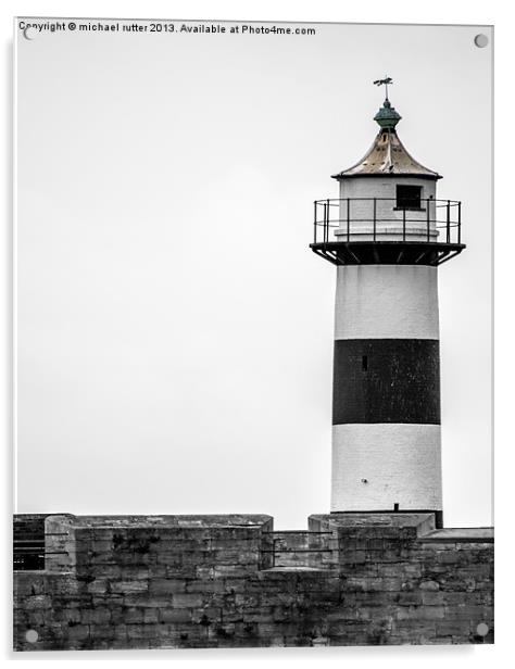 Light house Acrylic by michael rutter