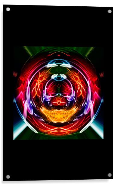 Crystal Ball 2 Acrylic by Steve Purnell
