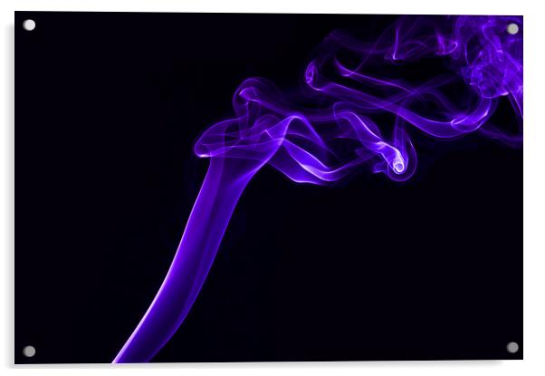 Smokey 9 Acrylic by Steve Purnell