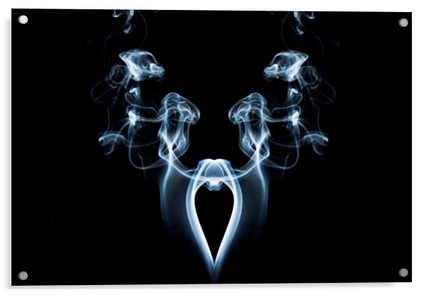 My Smoking Heart Acrylic by Steve Purnell
