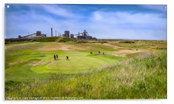 On Course - Cleveland Golf Club Acrylic by Cass Castagnoli