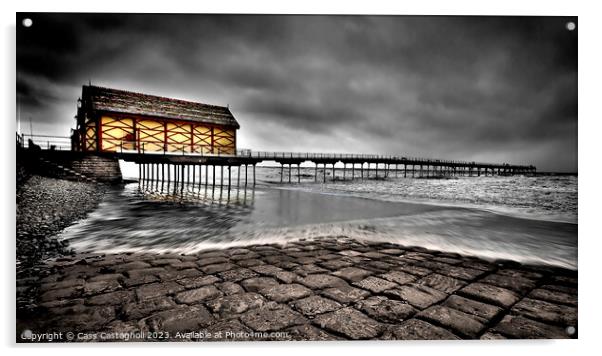 The Awakening - Saltburn-by-the-Sea Acrylic by Cass Castagnoli