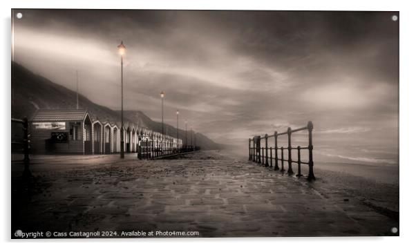 Sea Mist- Saltburn-by-the-Sea Acrylic by Cass Castagnoli