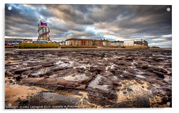 Petrified - Redcar Acrylic by Cass Castagnoli