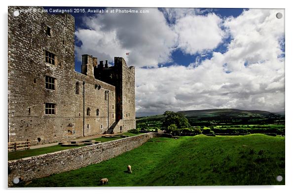 Bolton Castle, Wensleydale Acrylic by Cass Castagnoli