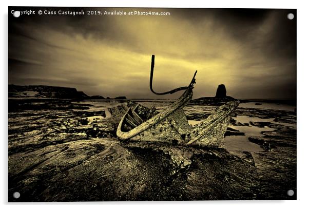The Fallen Admiral Acrylic by Cass Castagnoli