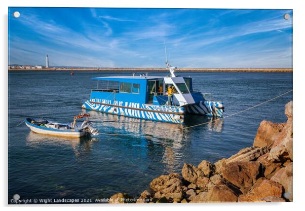 Ilha Deserta Ferry Acrylic by Wight Landscapes