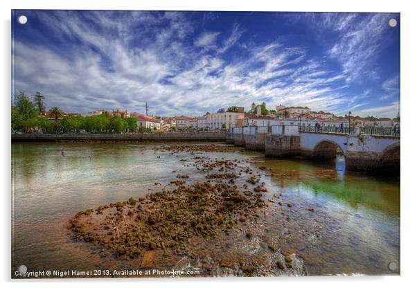 Tavira Rio Galao Acrylic by Wight Landscapes