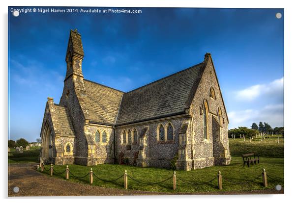 Mount Joy Chapel Acrylic by Wight Landscapes