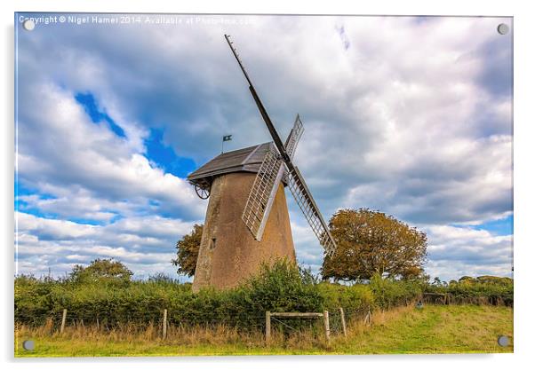 Bembridge Windmill #2 Acrylic by Wight Landscapes