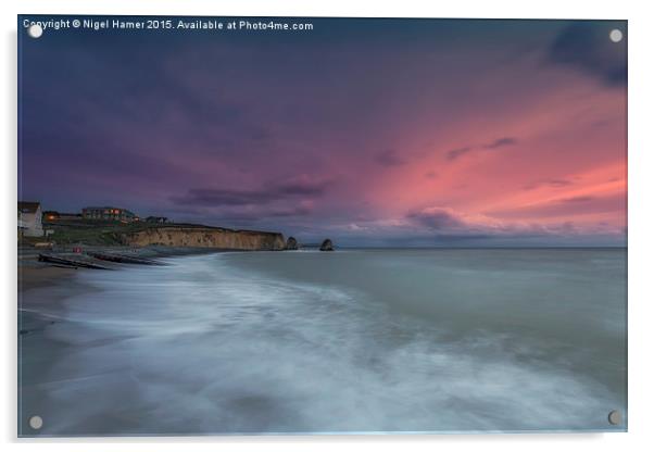 Freshwater Bay Acrylic by Wight Landscapes