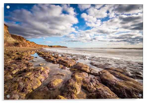 Brook Bay Beach Acrylic by Wight Landscapes