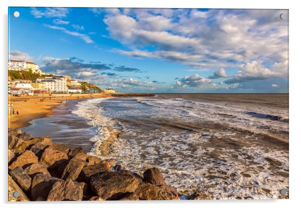 Ventnor Beach Acrylic by Wight Landscapes