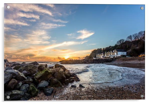 Bonchurch Haven Acrylic by Wight Landscapes