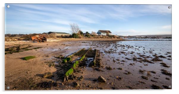 Bembridge Harbour Isle Of Wight Acrylic by Wight Landscapes