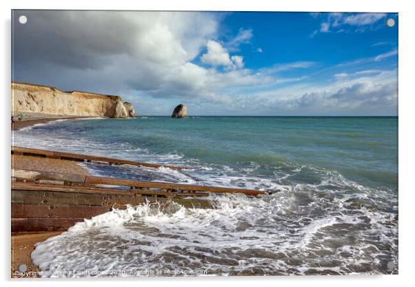 Freshwater Bay Acrylic by Wight Landscapes