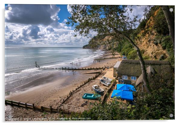 Shanklin Isle Of Wight Acrylic by Wight Landscapes
