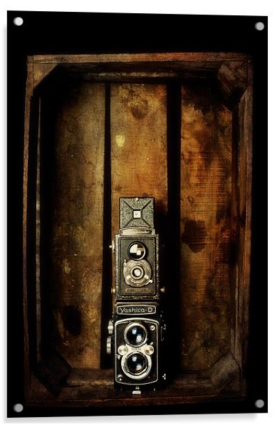 Vintage Cameras Acrylic by Michael Marker